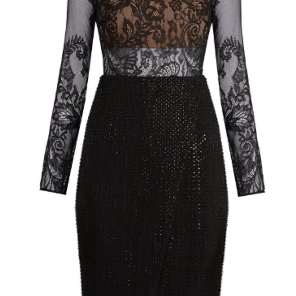 Self Portrait Lace and Beaded Evening Dress